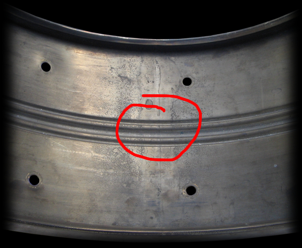 6,5x14 SLINGERLAND one-piece brass shell 20s - rolled and spun