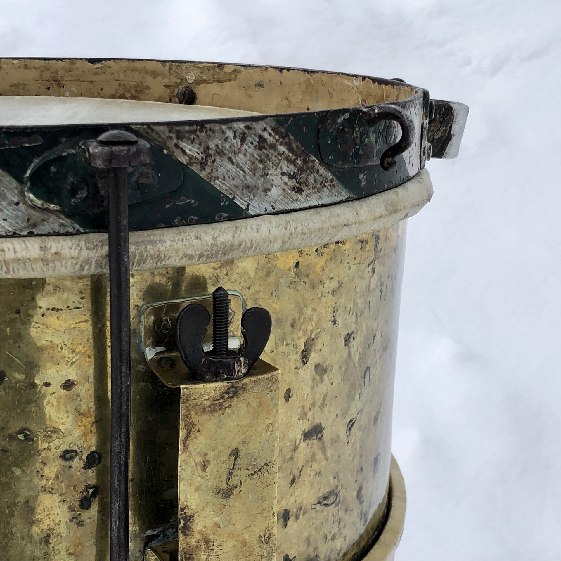 original antique Tyrolean "Schützentrommel" - early 1800