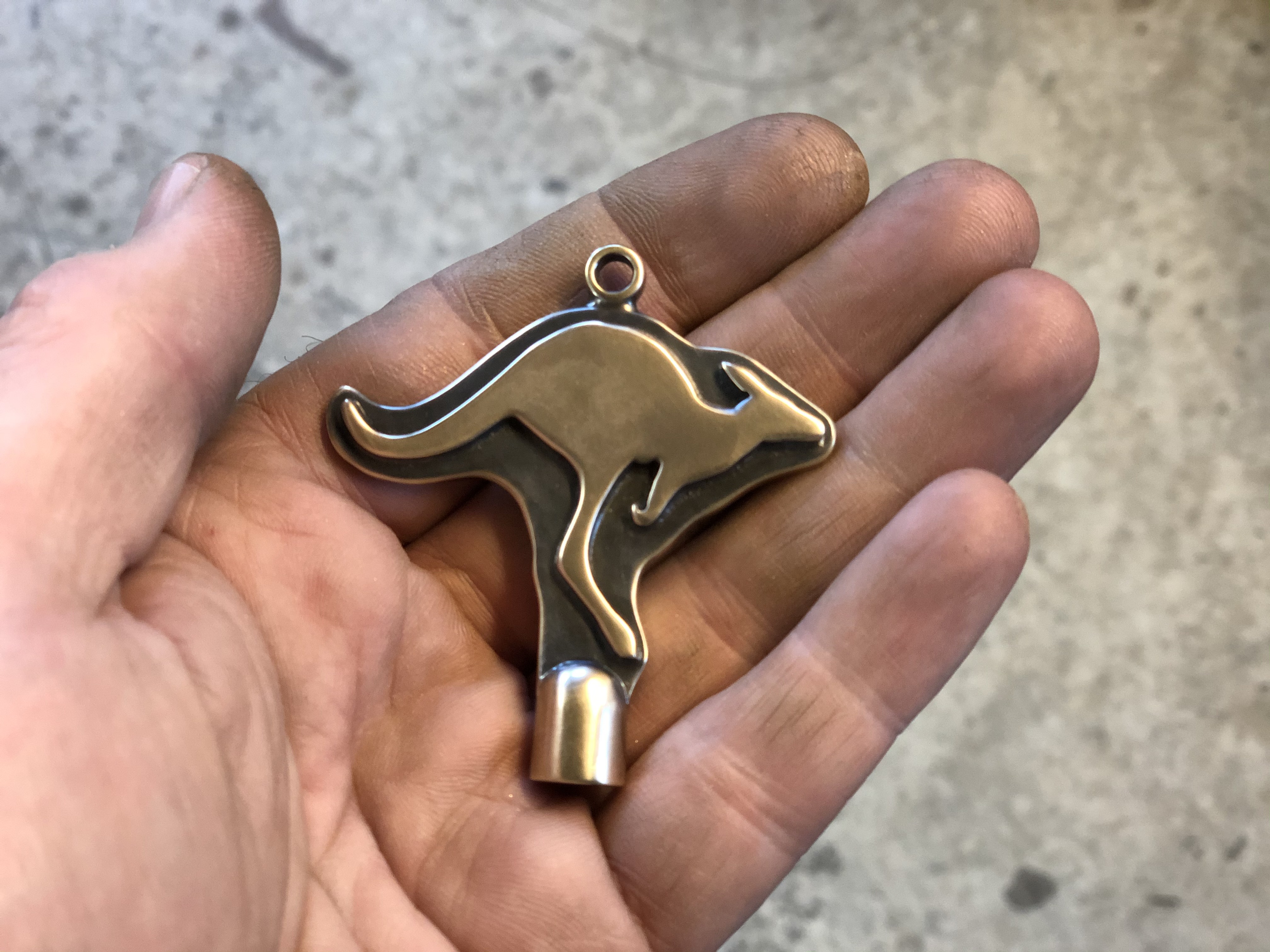 jumping key for Steele Turkington of Kentville Drums (Australia)